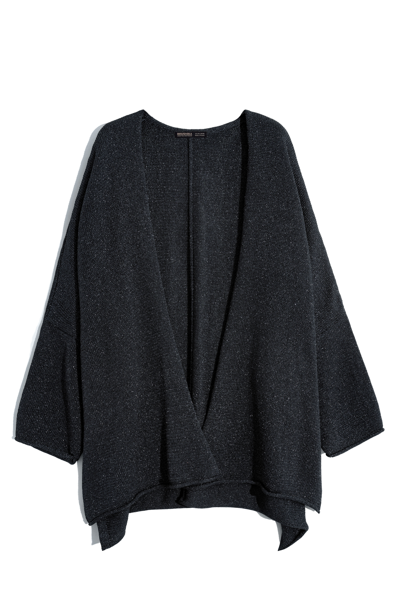 Трикотажный кардиган с люрексом