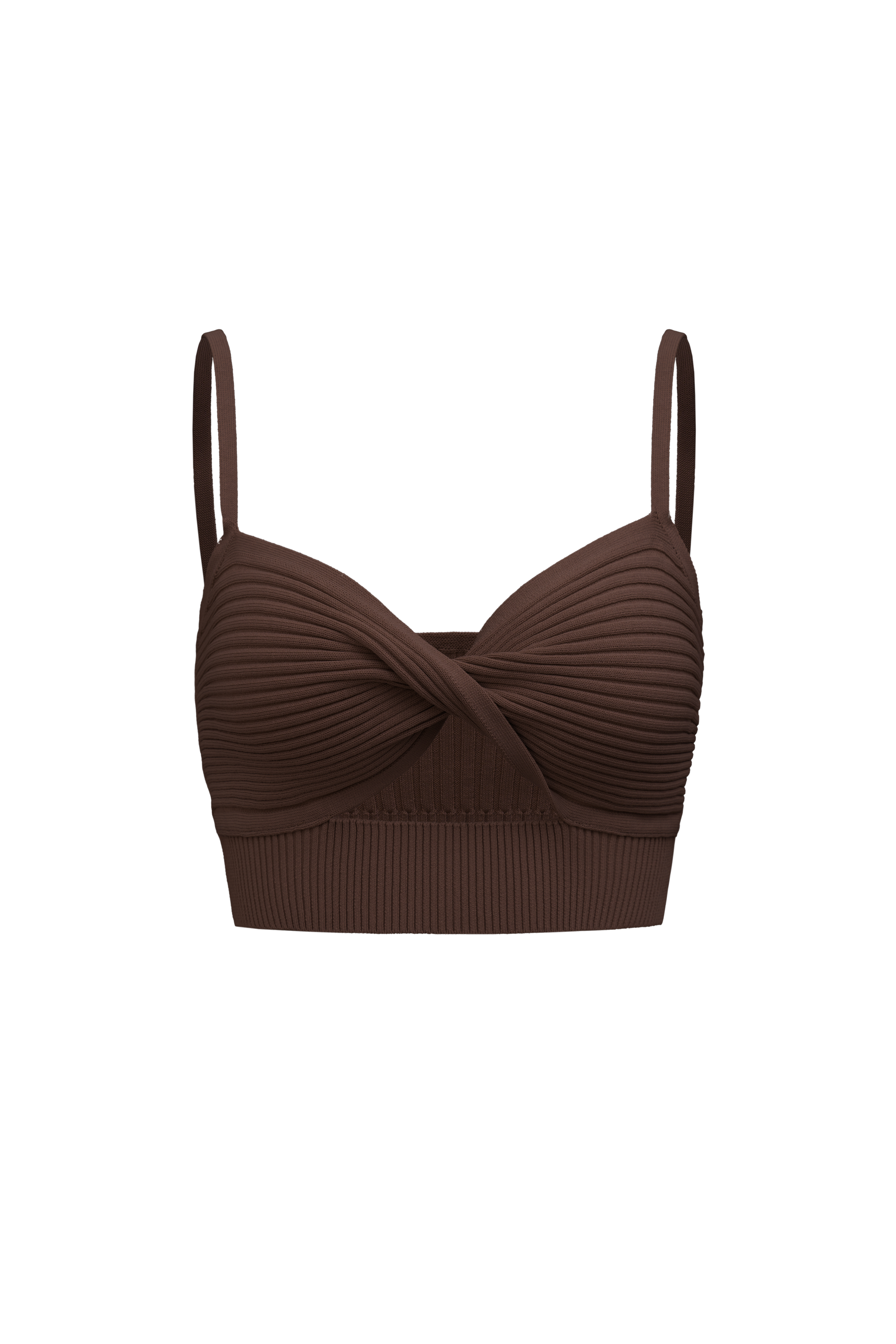 Топ с перекрутом спереди