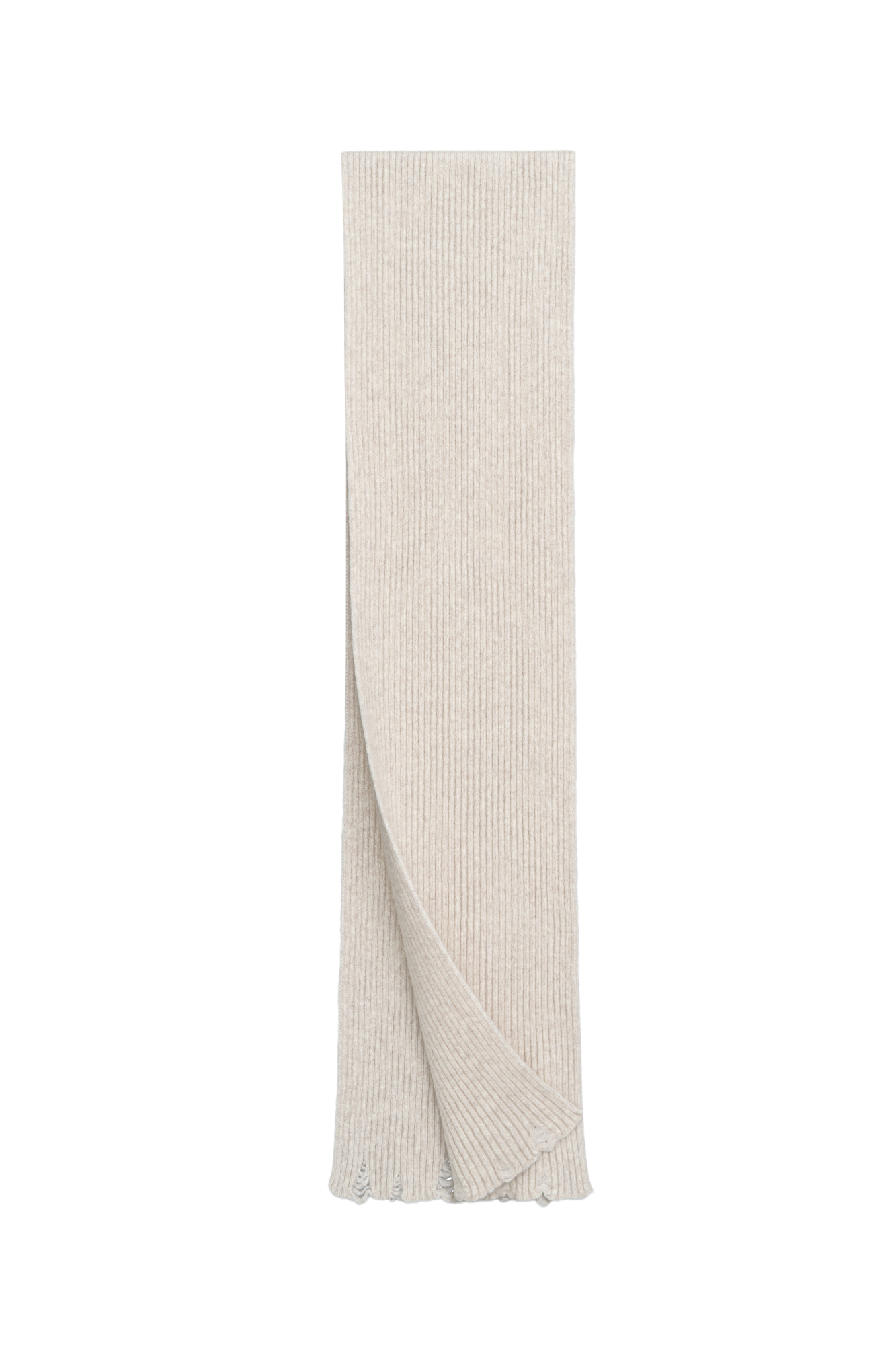 Трикотажный шарф из шерсти мериноса. Имитация пропущеных петель по краямизделия. Дополнить образ можно шапкой.