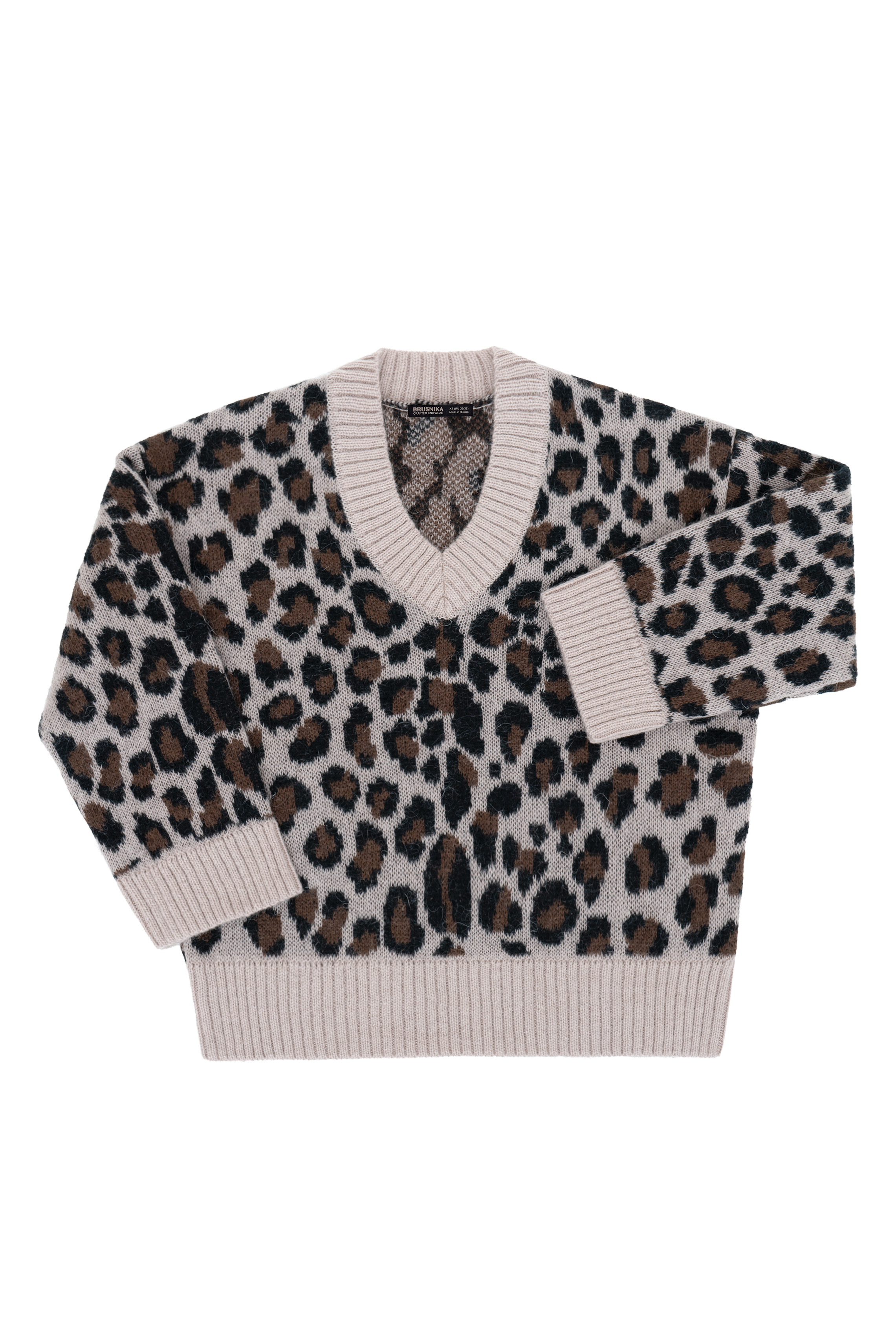 Трикотажный джемпер с жаккардом