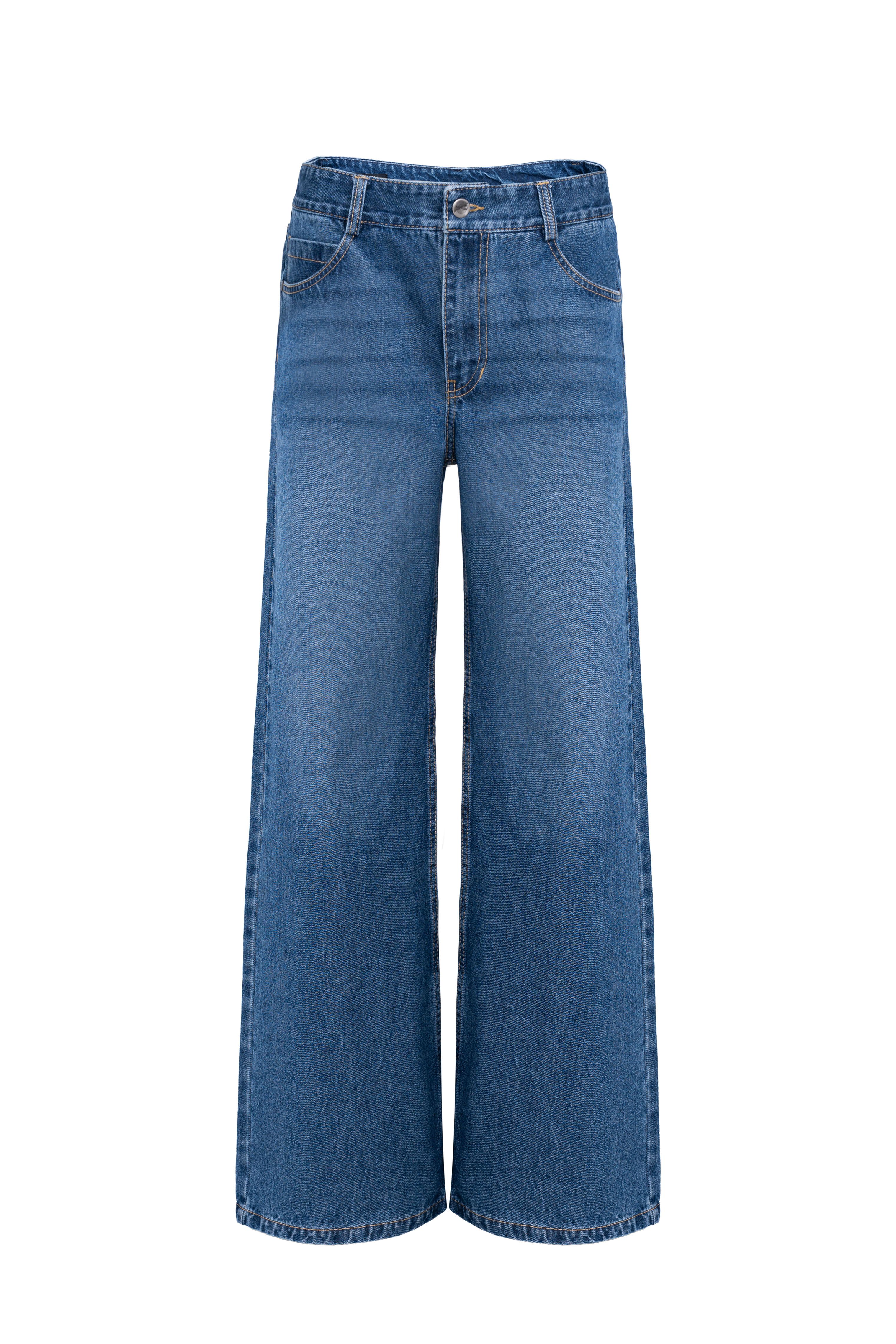 Прямые джинсы из 100% хлопка