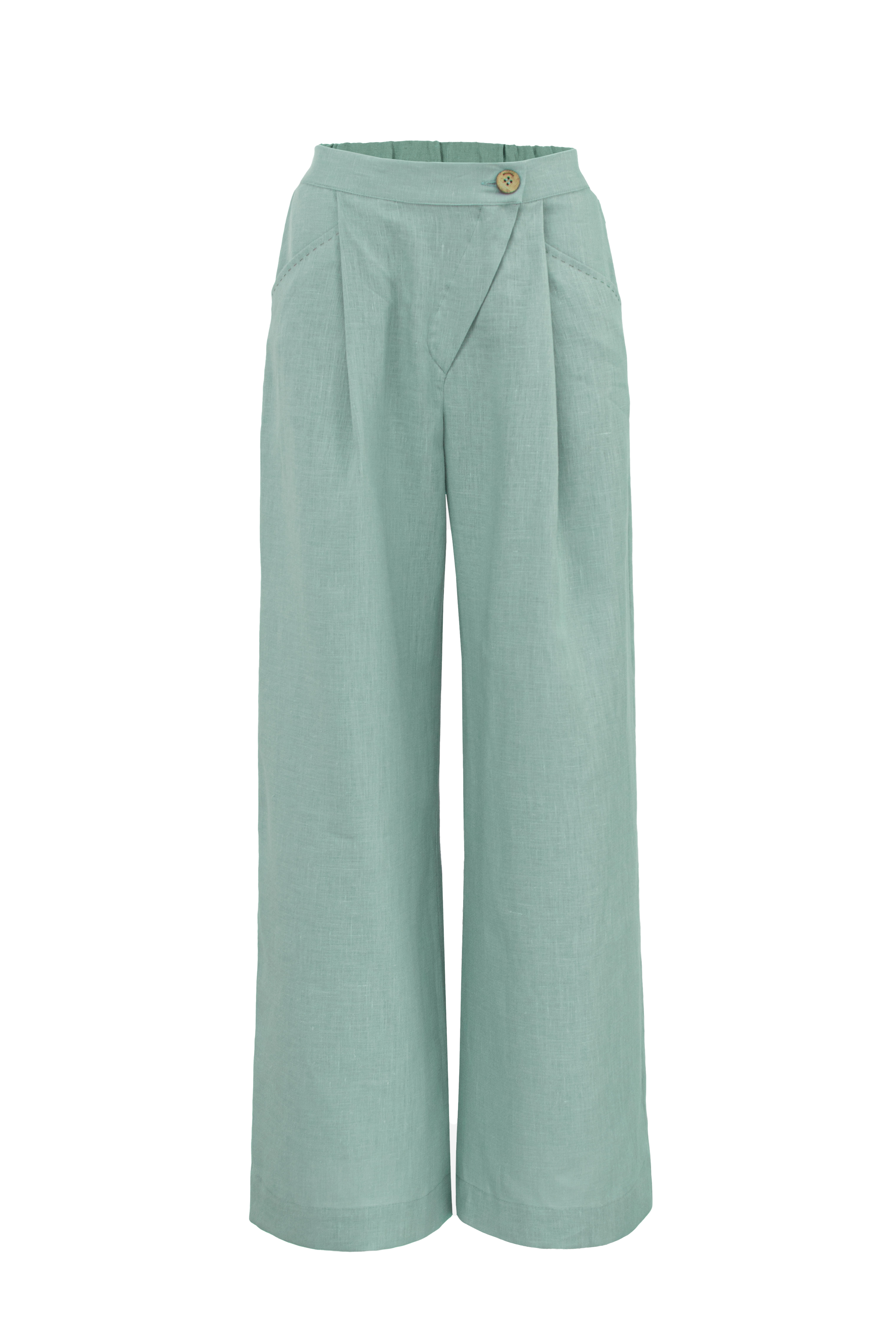 Брюки из 100% льна