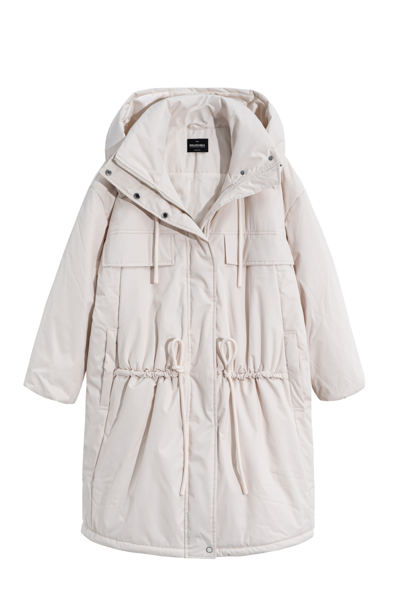 Длинная куртка с кулиской