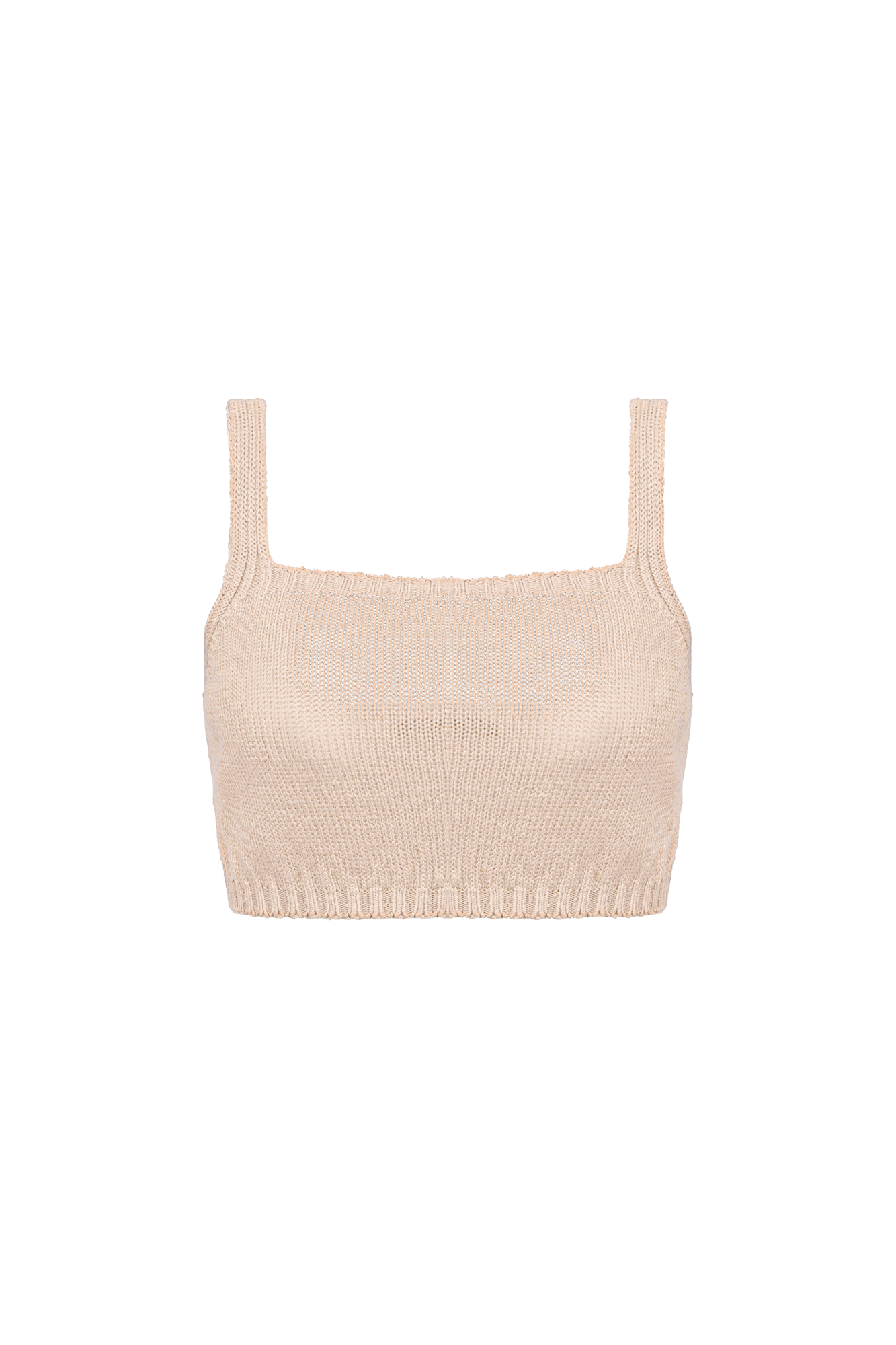 Трикотажный топ из 100% льна 