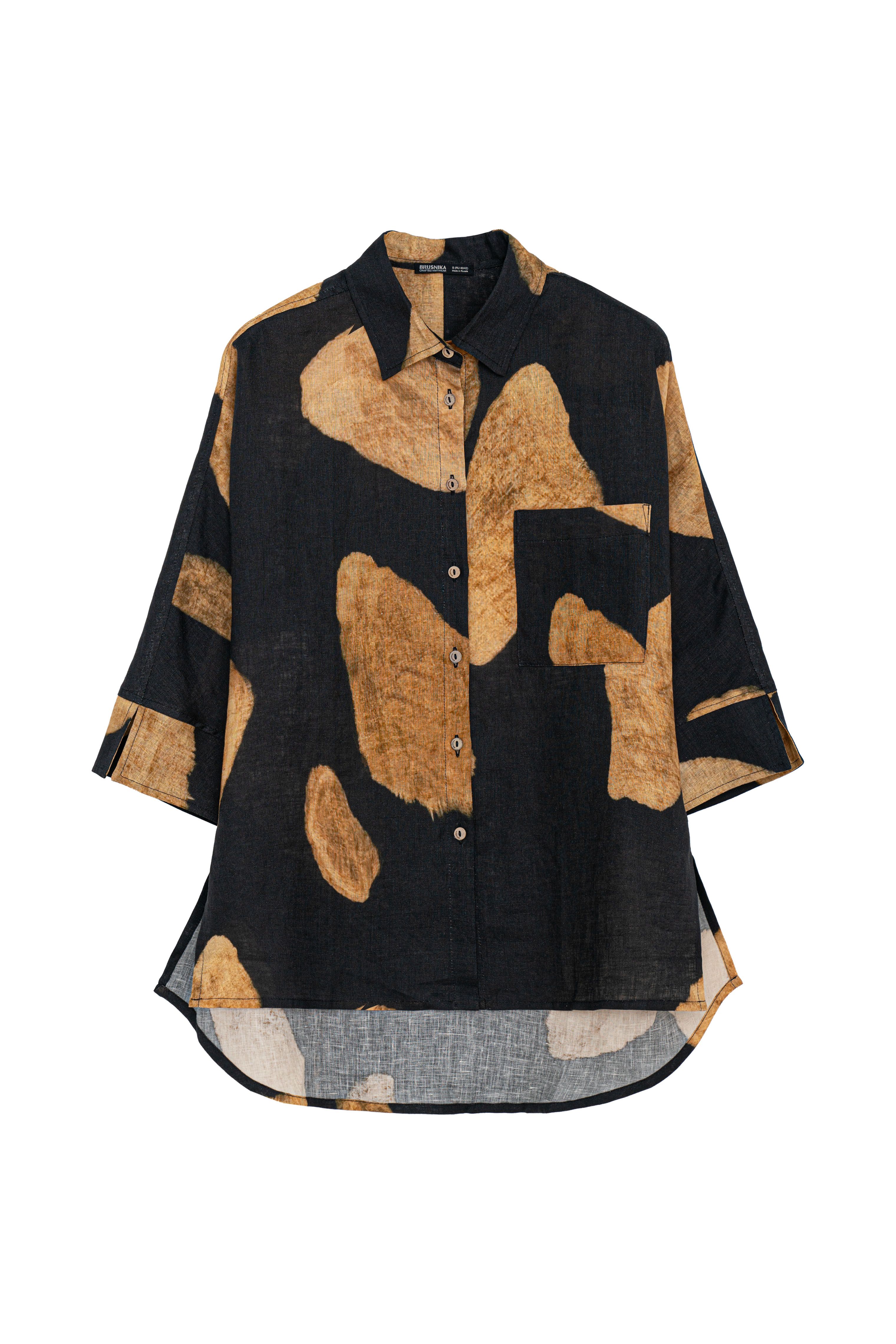 Рубашка с удлиненной спинкой