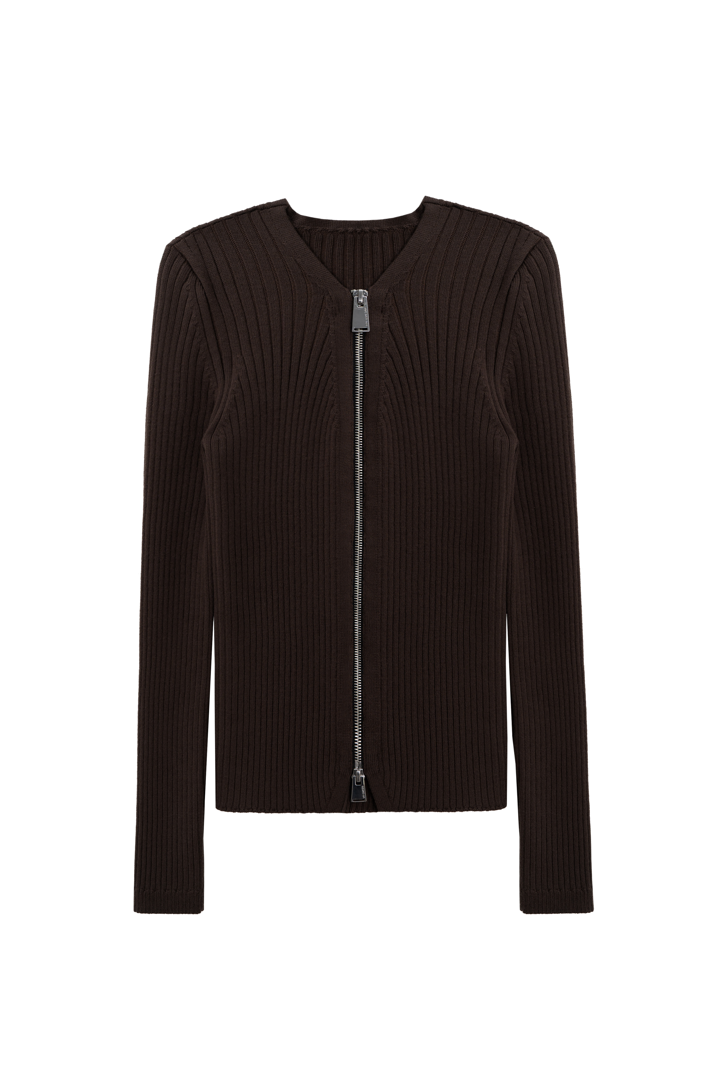 Трикотажный кардиган на молнии
