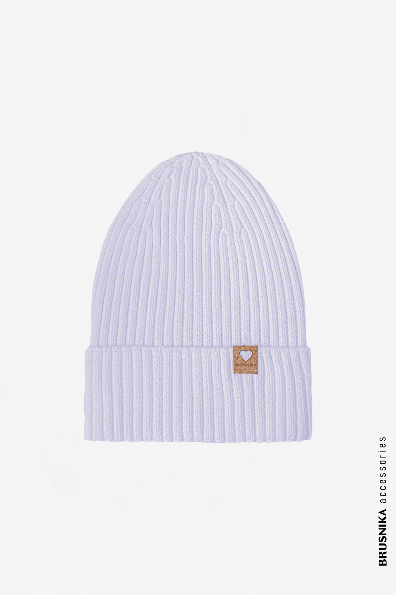 Шапка с отворотом из хлопка