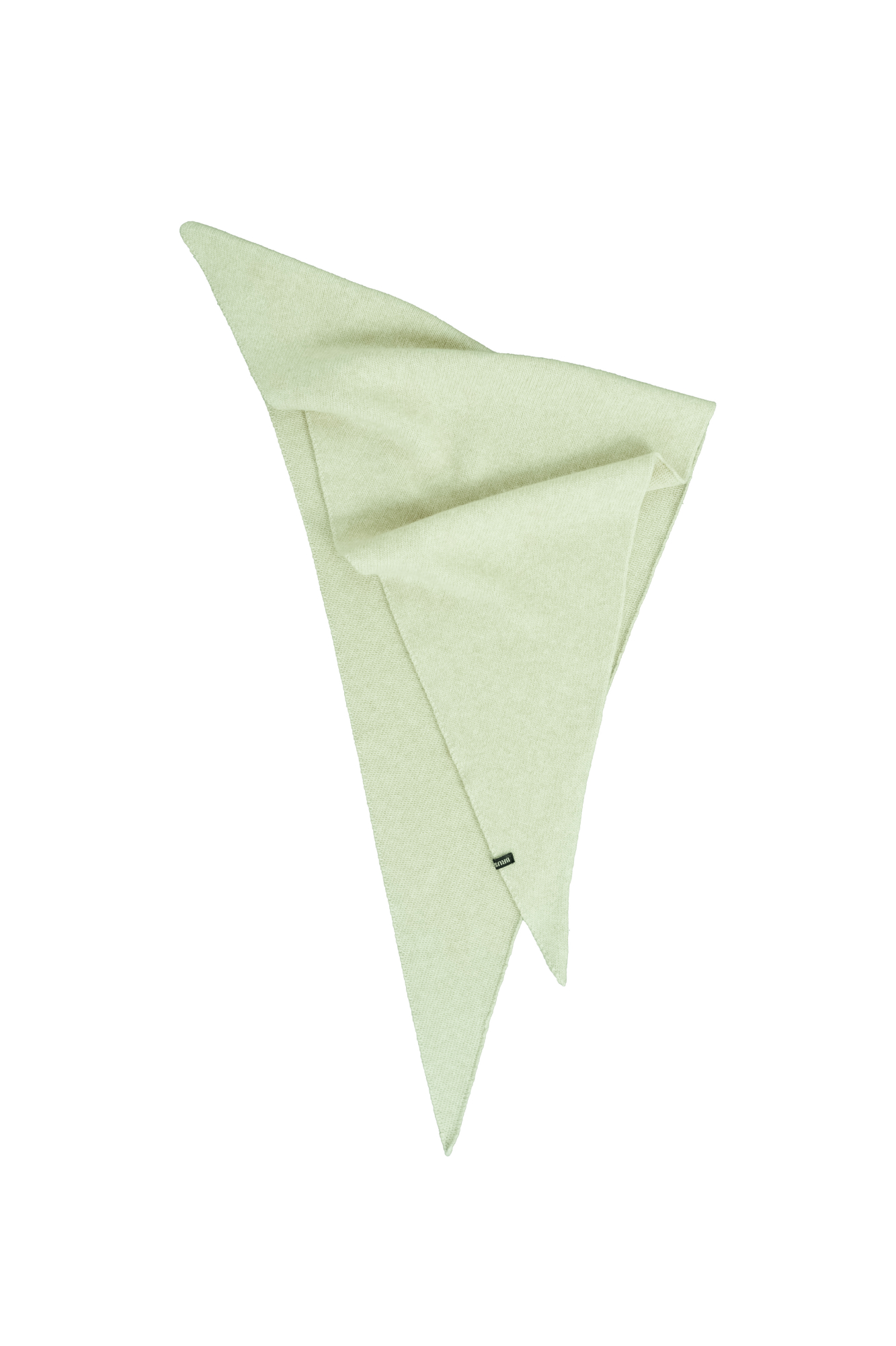 Косынка из шерсти и кашемира. Изделие декорировано брендированным ярлыком.