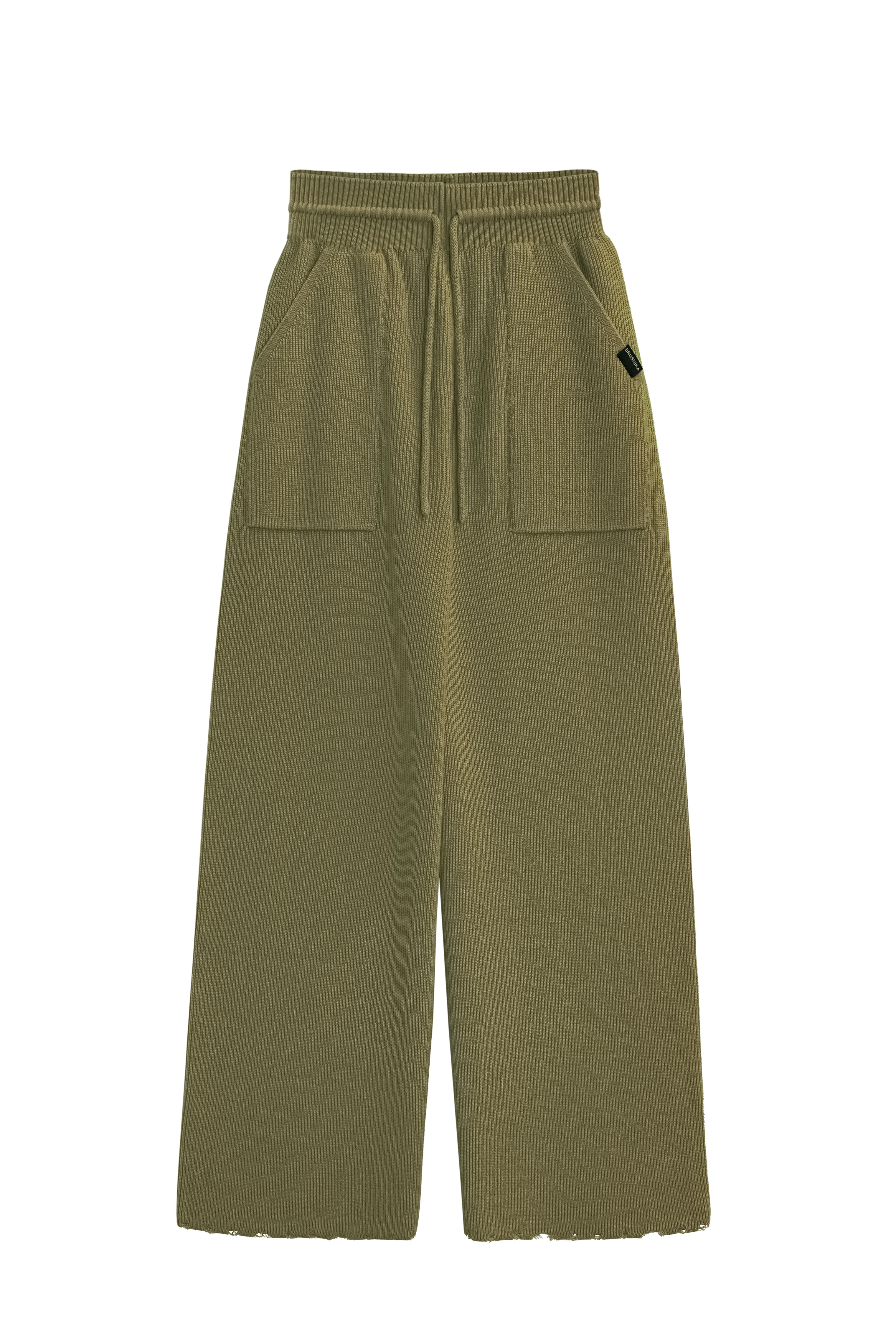 Брюки из хлопка на кулиске