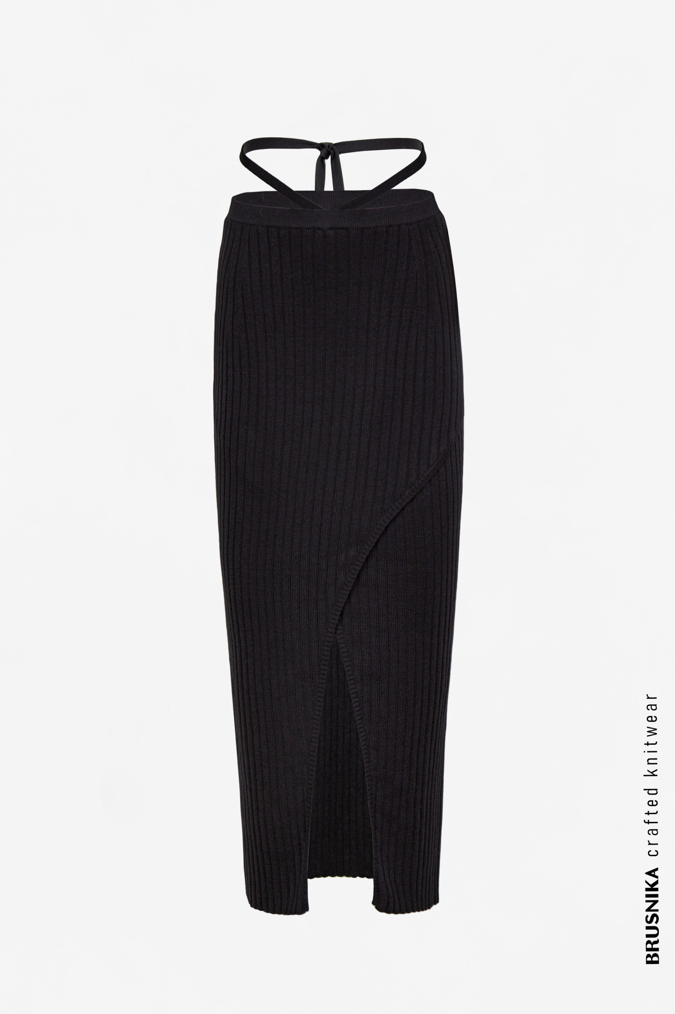 Юбка на запах с поясом-лямками