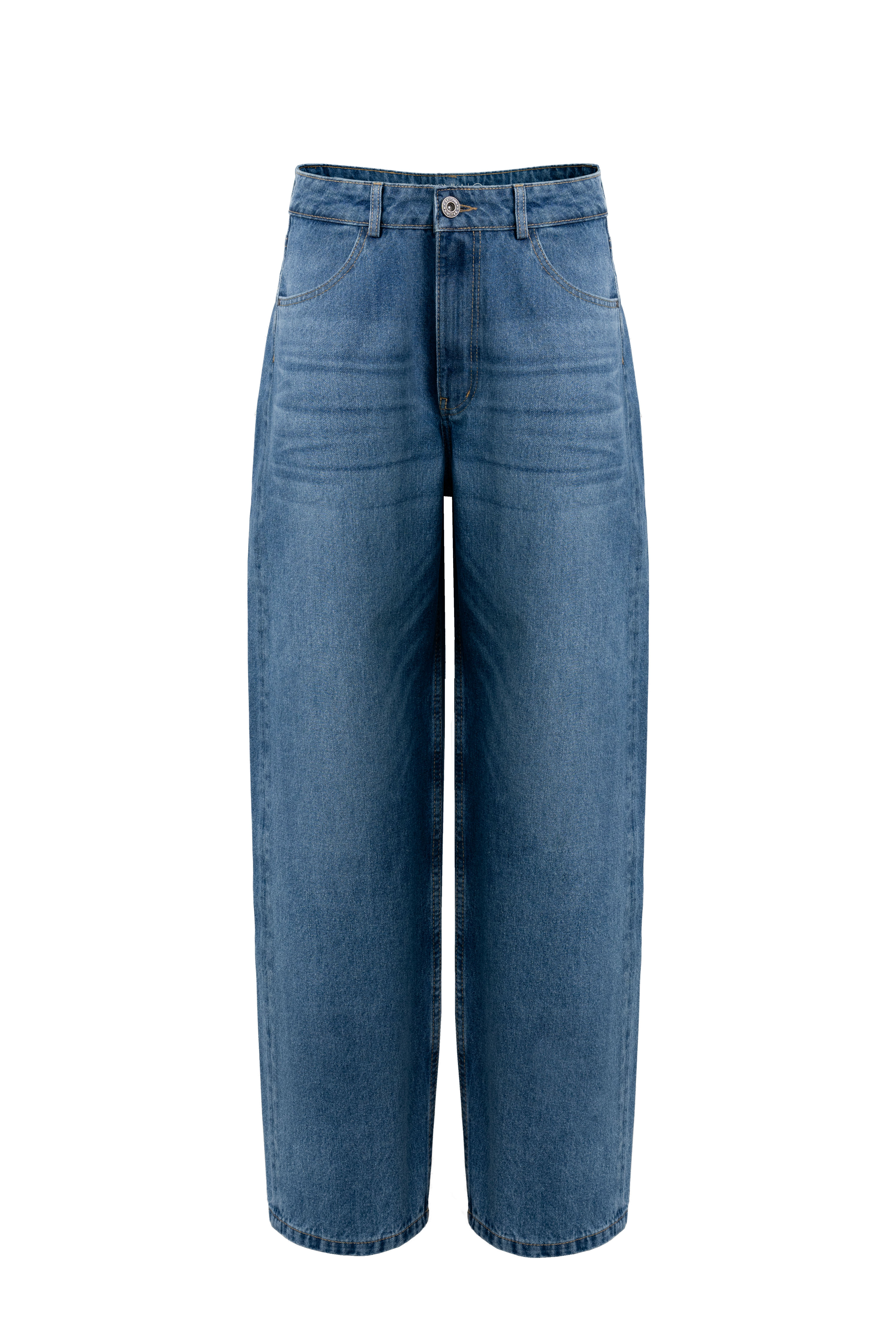 Прямые джинсы из 100% хлопка