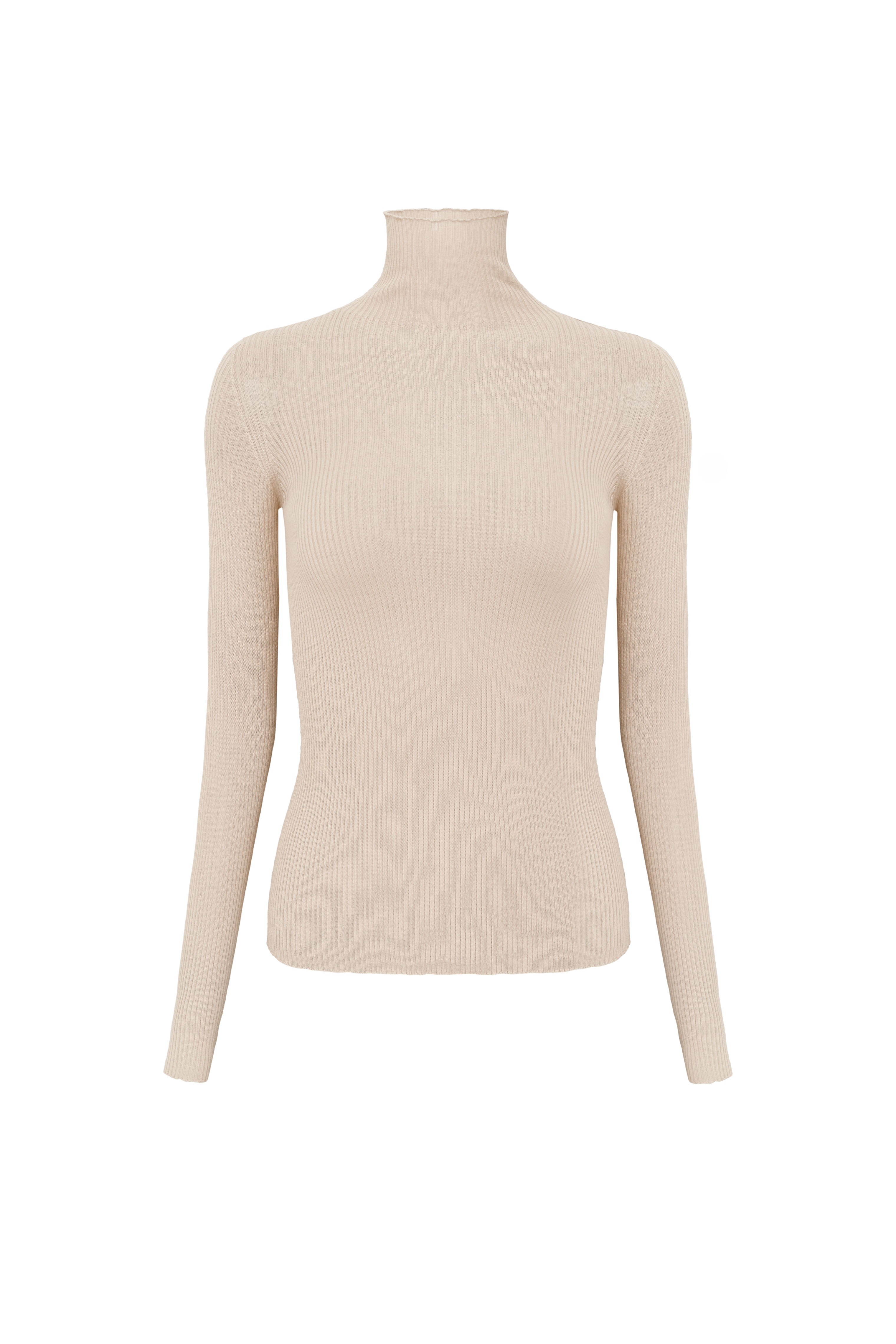 Трикотажная водолазка из шерсти мериноса 