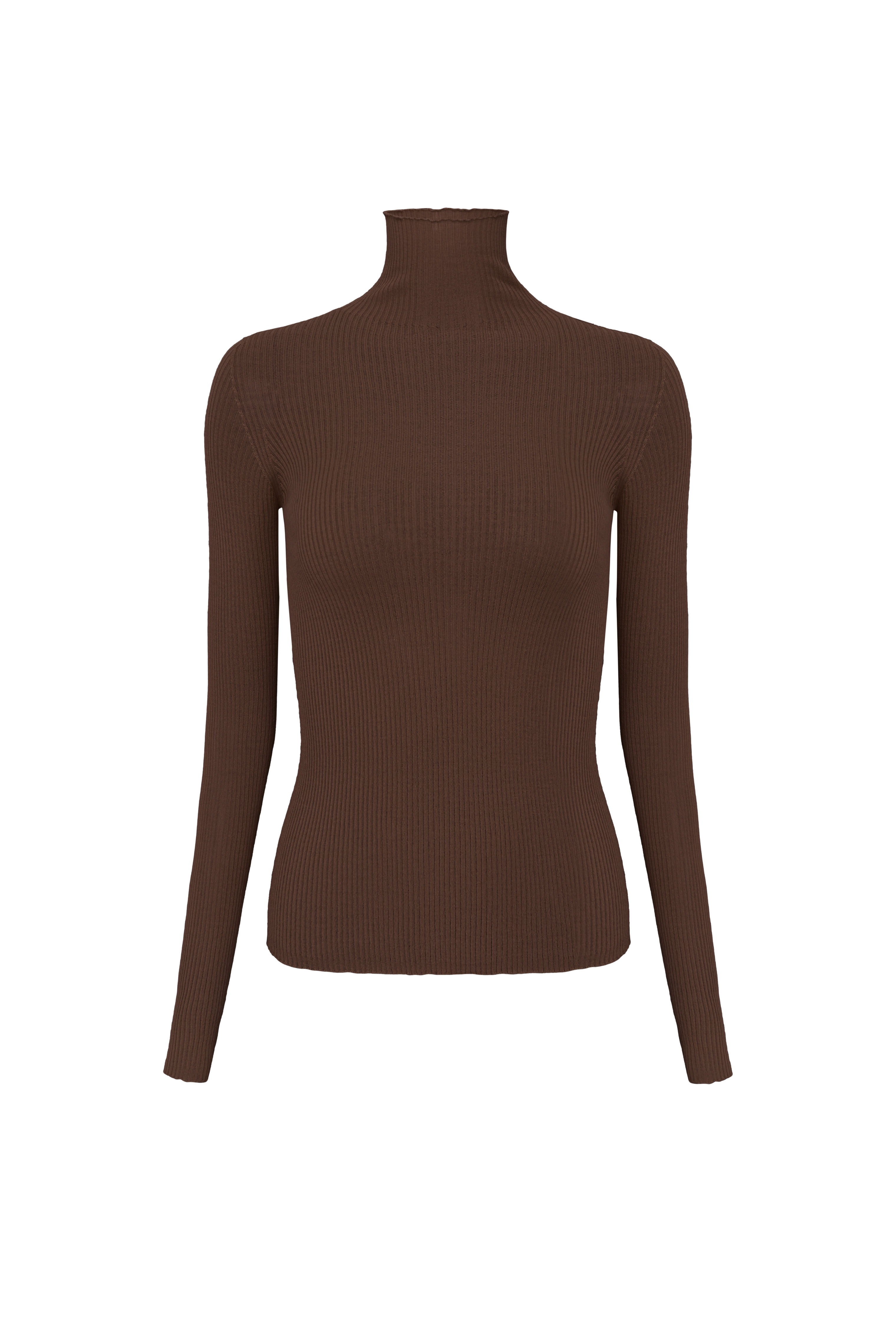 Трикотажная водолазка из шерсти мериноса 