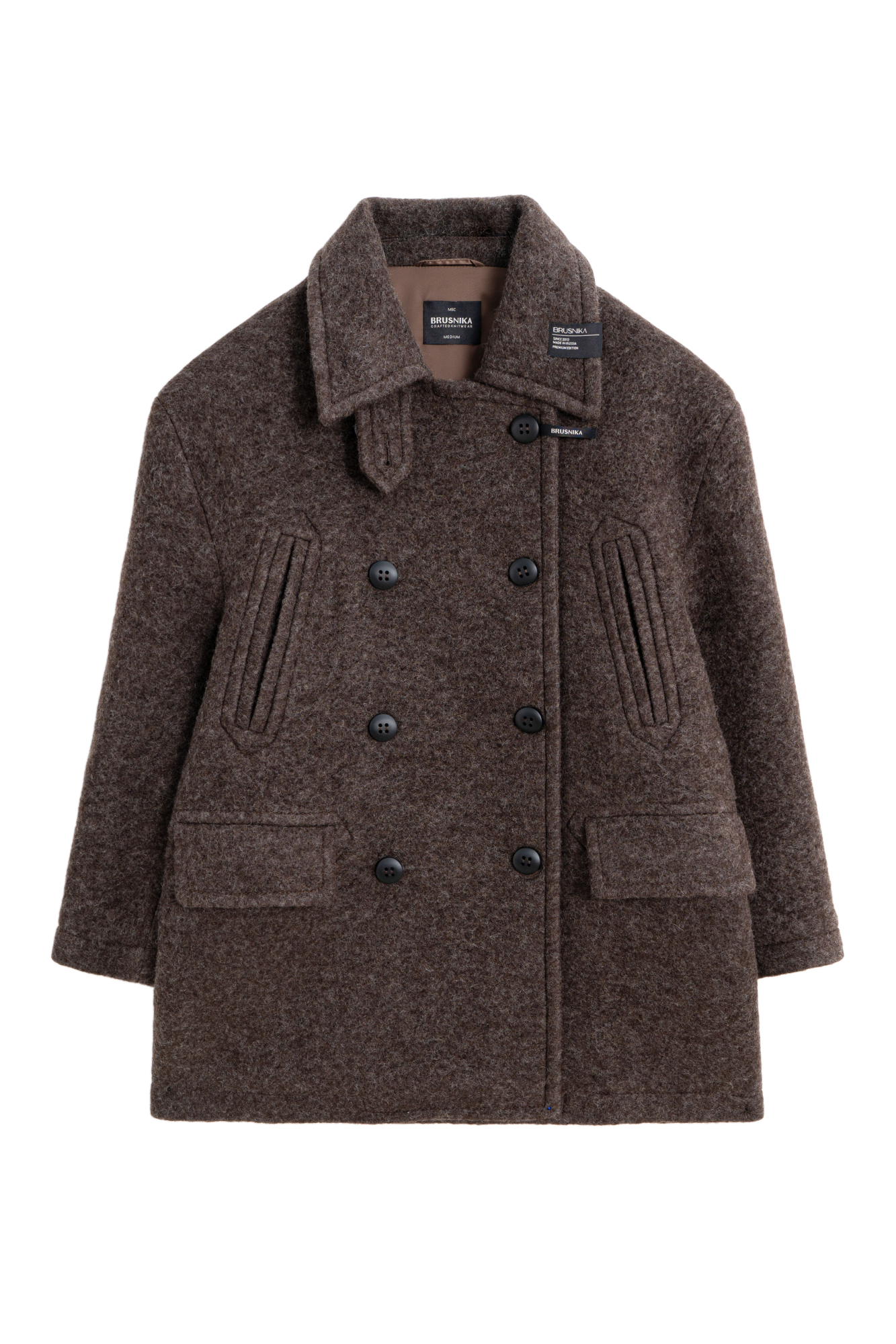 Двубортное пальто 