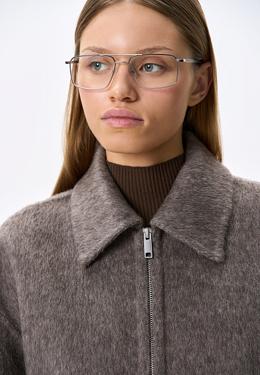 Куртка на молнии из шерсти