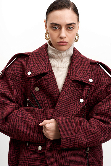 Жакет-косуха из смесовой шерсти