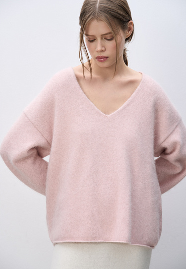 Джемпер из пуха лисы