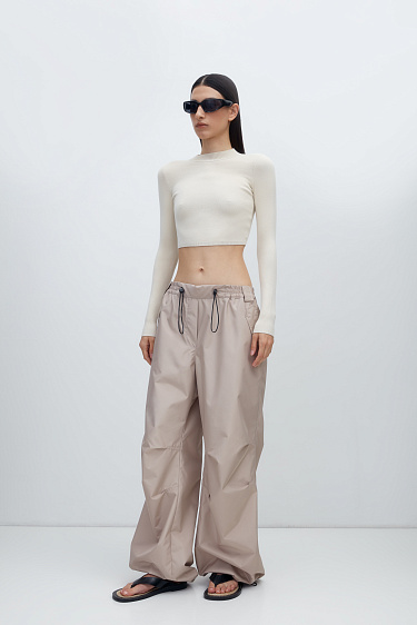 Кроп-топ с длинным рукавом