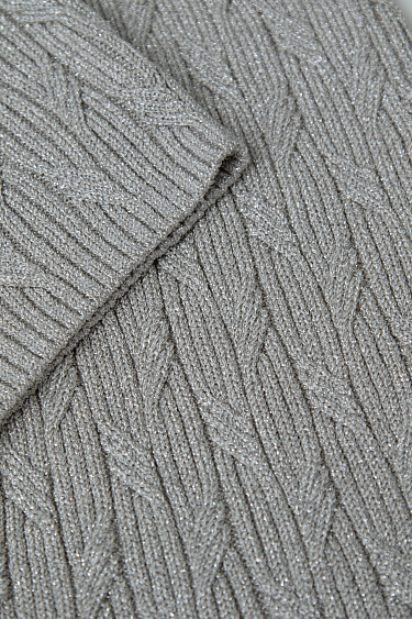 Юбка мини с люрексом