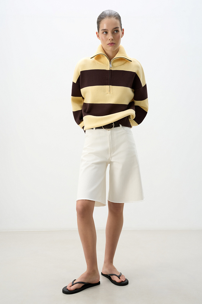 Трикотажный джемпер из 100% хлопка