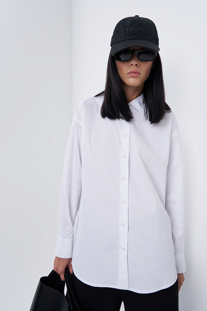 Классическая рубашка из хлопка