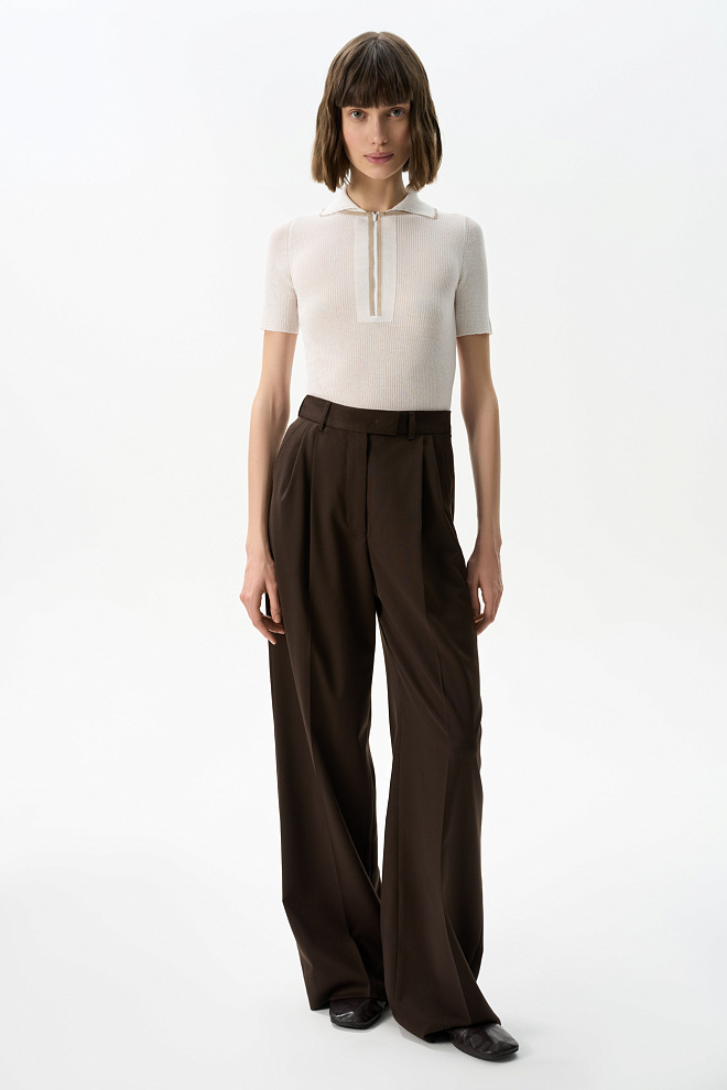 Трикотажное поло из 100% хлопка