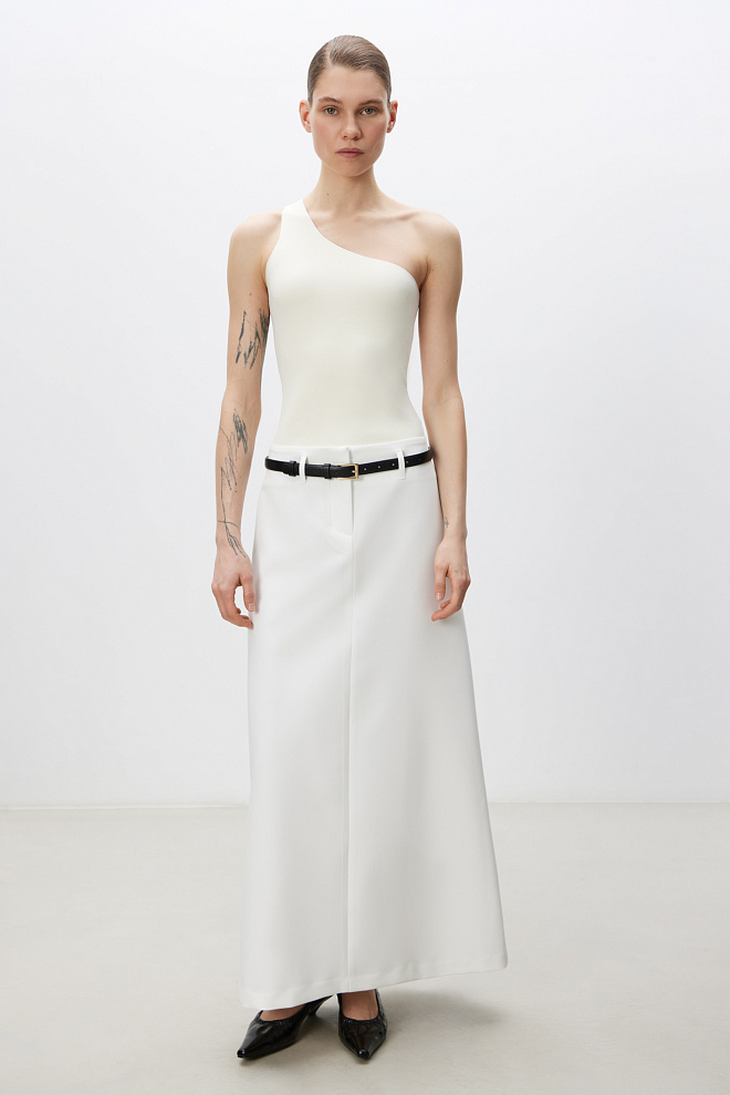 Топ из вискозы на одно плечо