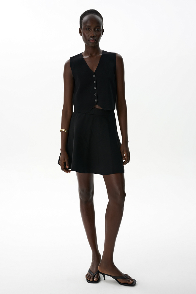 Трикотажный жилет из вискозы