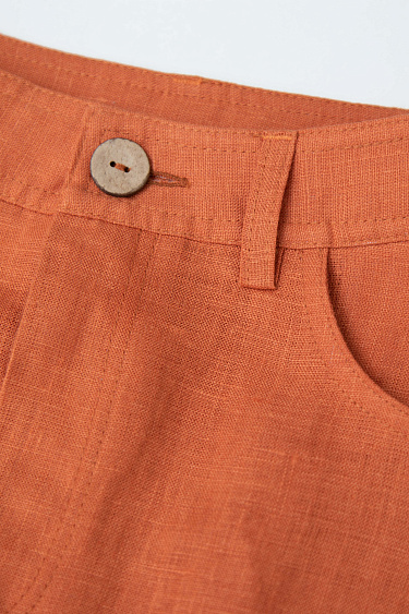 Брюки из 100% льна