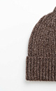 Трикотажная шапка в рубчик. Модель с отворотом.