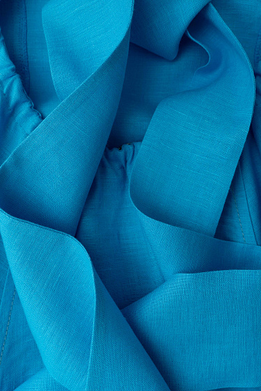 Сарафан с воланами на юбке