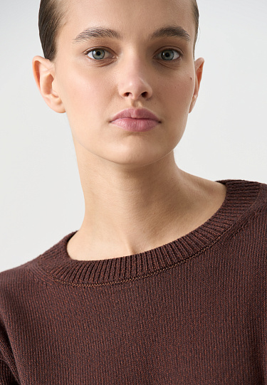 Трикотажная хлопковая футболка