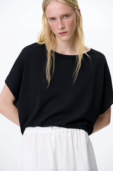 Футболка с сердечками