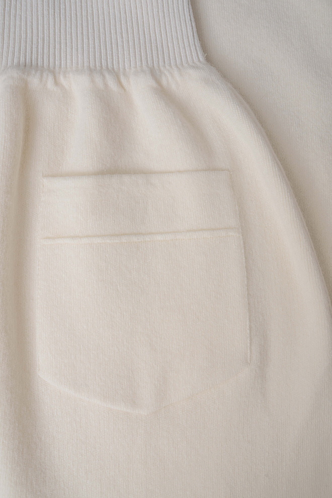 Трикотажная юбка из кашемира и шерсти