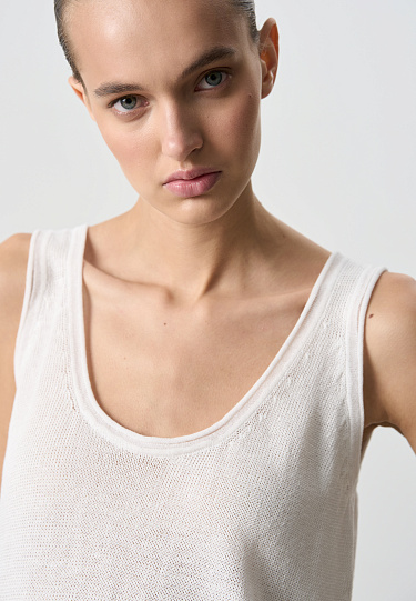 Топ из 100% льна