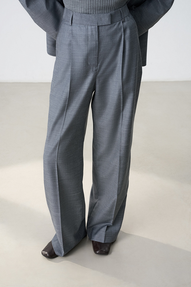 Классические брюки из шерсти