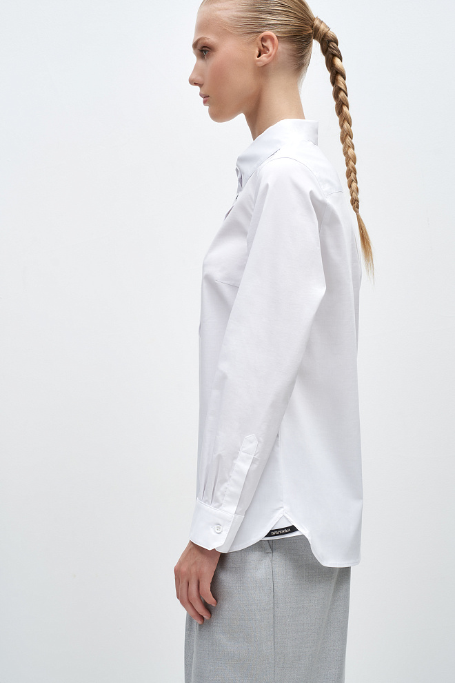 Классическая рубашка из хлопка