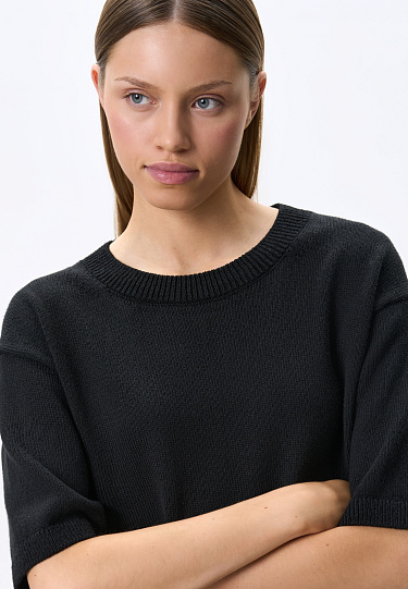 Трикотажная хлопковая футболка