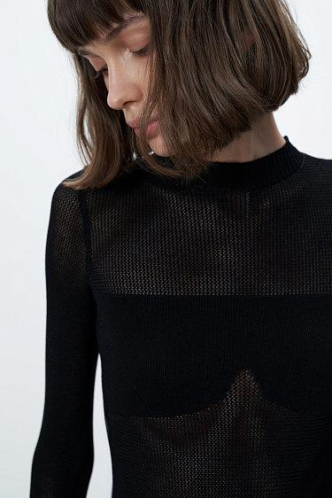 Трикотажное боди с имитацией лифа