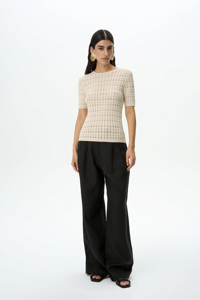 Трикотажная футболка из вискозы