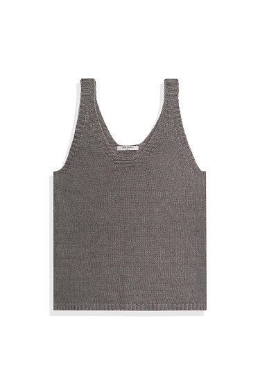 Трикотажный топ из 100% льна