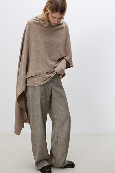 Палантин из кашемира и шерсти