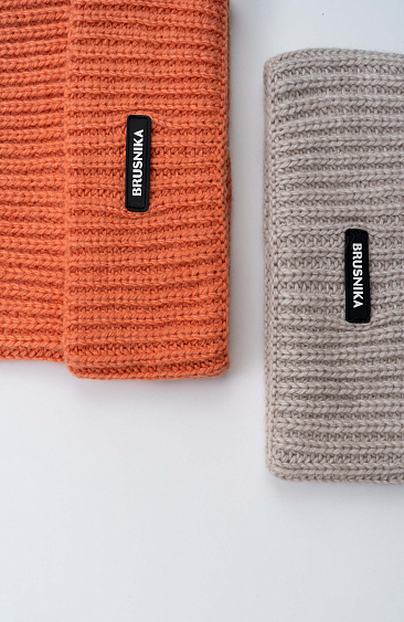 Шапка из шерсти альпака