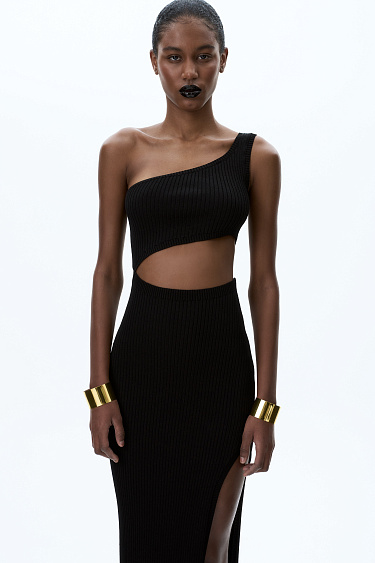 Платье с лямкой на одно плечо