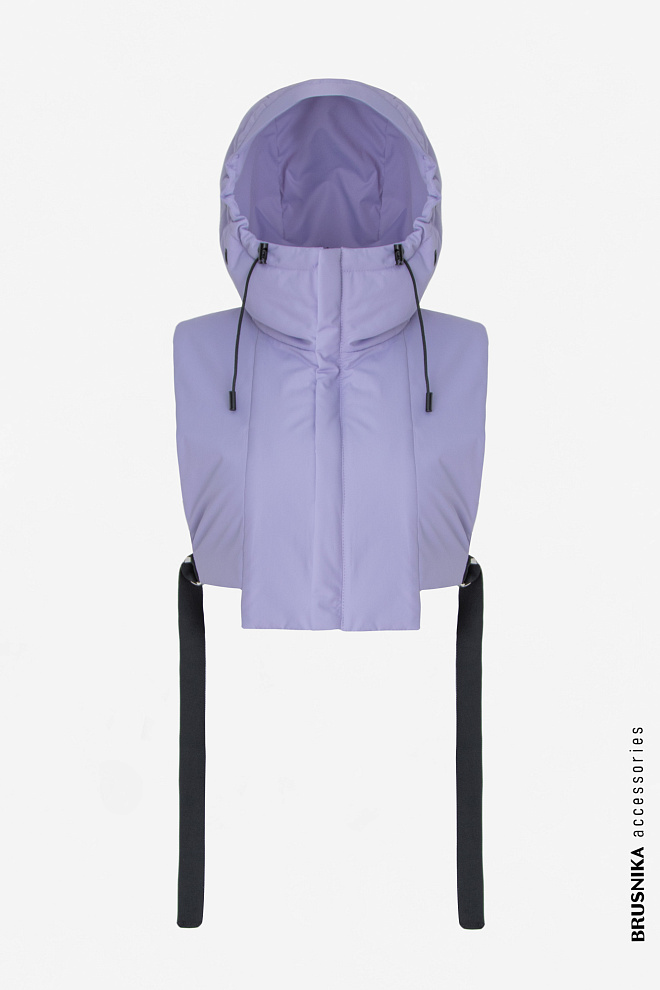 Утепленный капюшон-шарф 