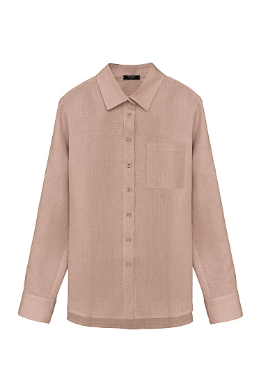 Классическая рубашка из 100% льна