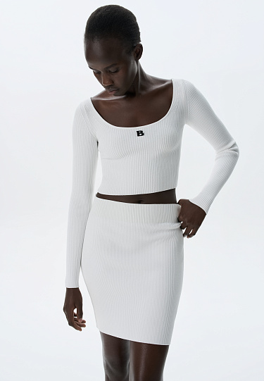 Юбка мини из вискозы