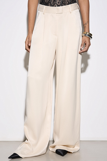 Атласные брюки 