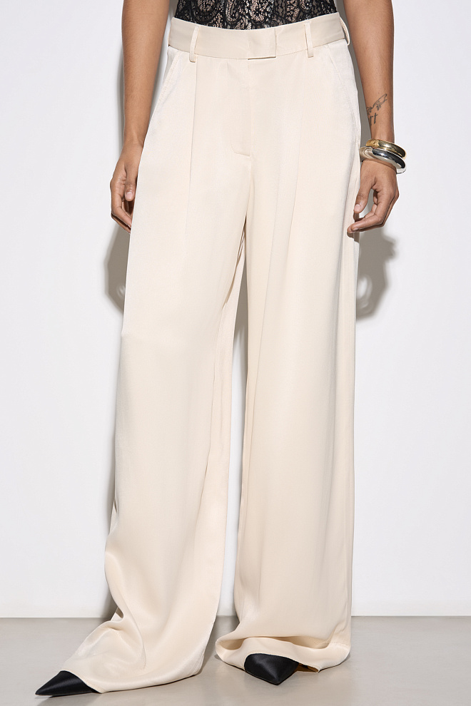 Атласные брюки 