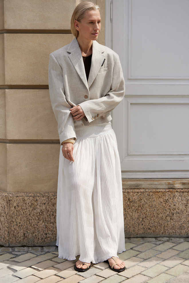 Юбка макси на кокетке